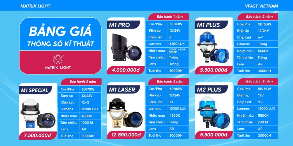 báo giá matrix light